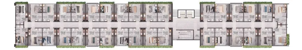 Imagem Loft moderno no Bessa, a 50m do mar, com suíte climatizada, coworking, piscina e segurança 24h.
