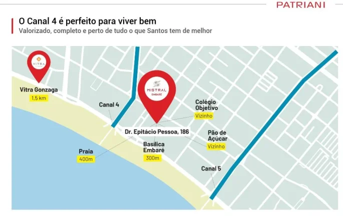 Imagem Lançamento Mistral Embaré - Patriani direto com a construtora