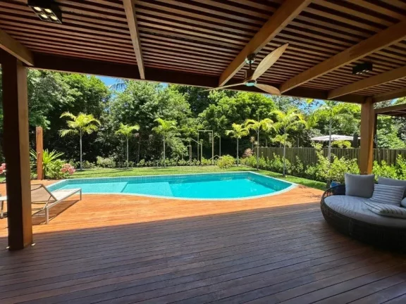 Imagem Com ambientes amplos e moderno essa casa decorada com quatro suítes e área gourmet a venda na Praia do Forte