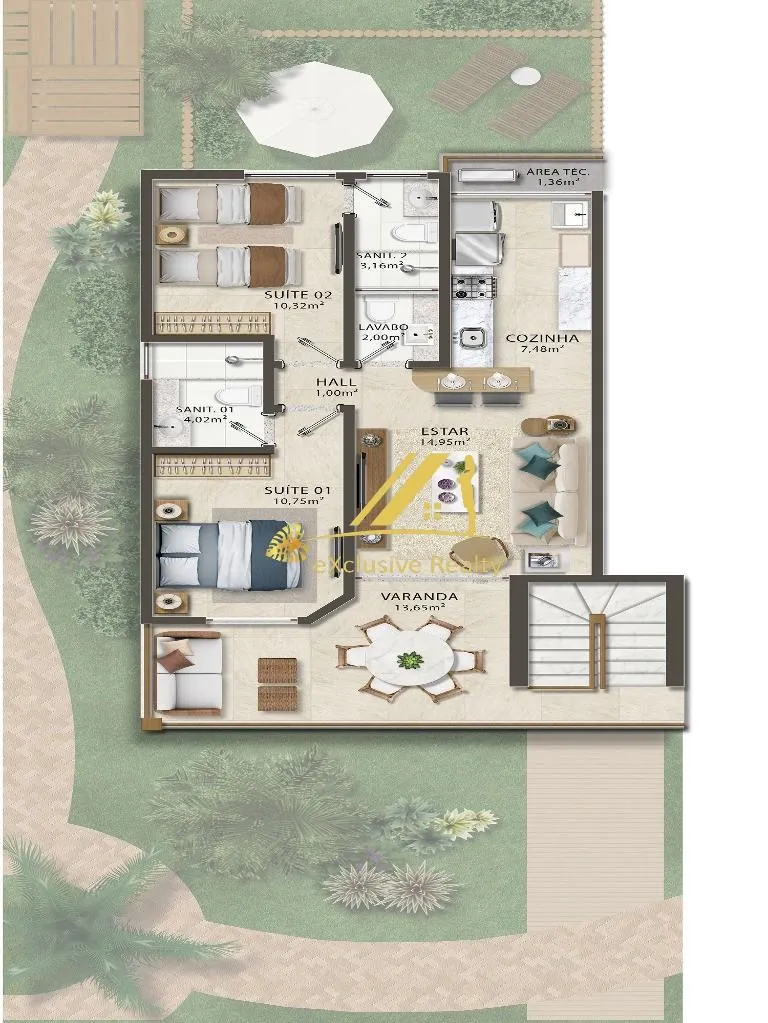 Imagem Apartamento RESIDENCIAL em Camaçari - Bahia, Itacimirim (Monte Gordo)
