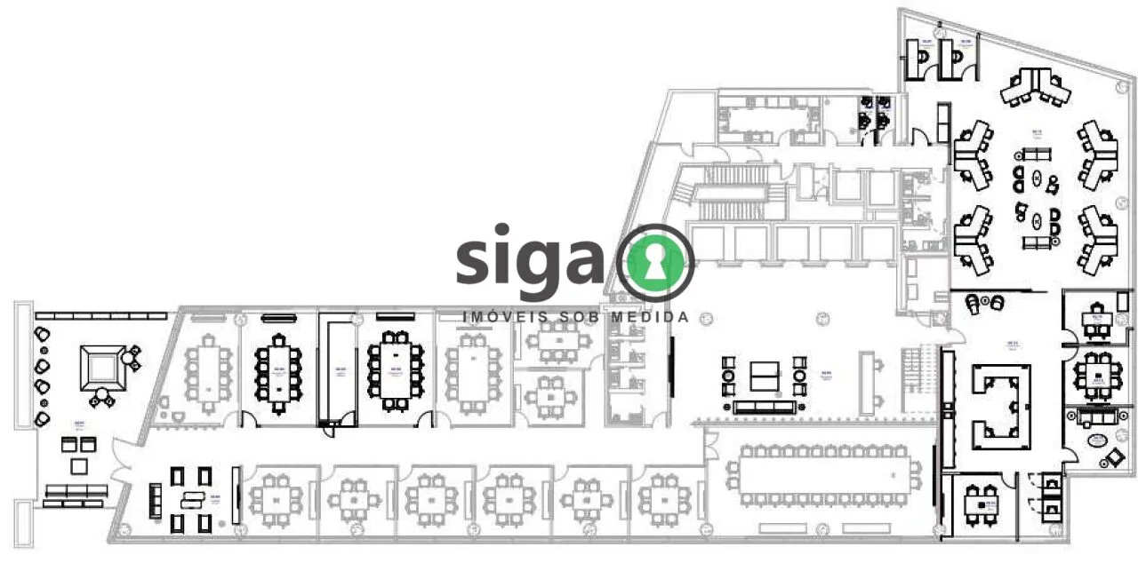 Imagem Laje corporativacom selo LEED Platinum de 1.573m² - Itaim Bibi - São Paulo/SP