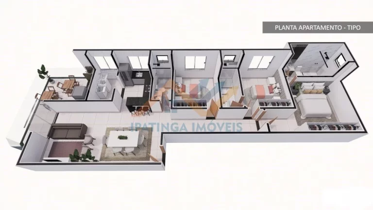 Imagem Apartamento no Cidade Nobre - Ipatinga -