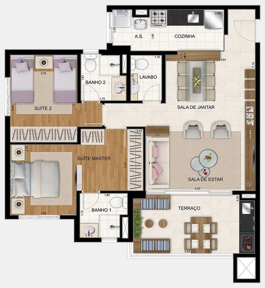 Imagem Apartamento Para Venda ou Locação no CIDADE MAIA!!!