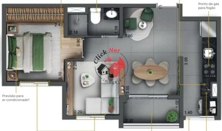Imagem Studio e Apartamentos com 1 ou 2 dormitórios muito bem localizado no bairro do Ipiranga em São Paulo