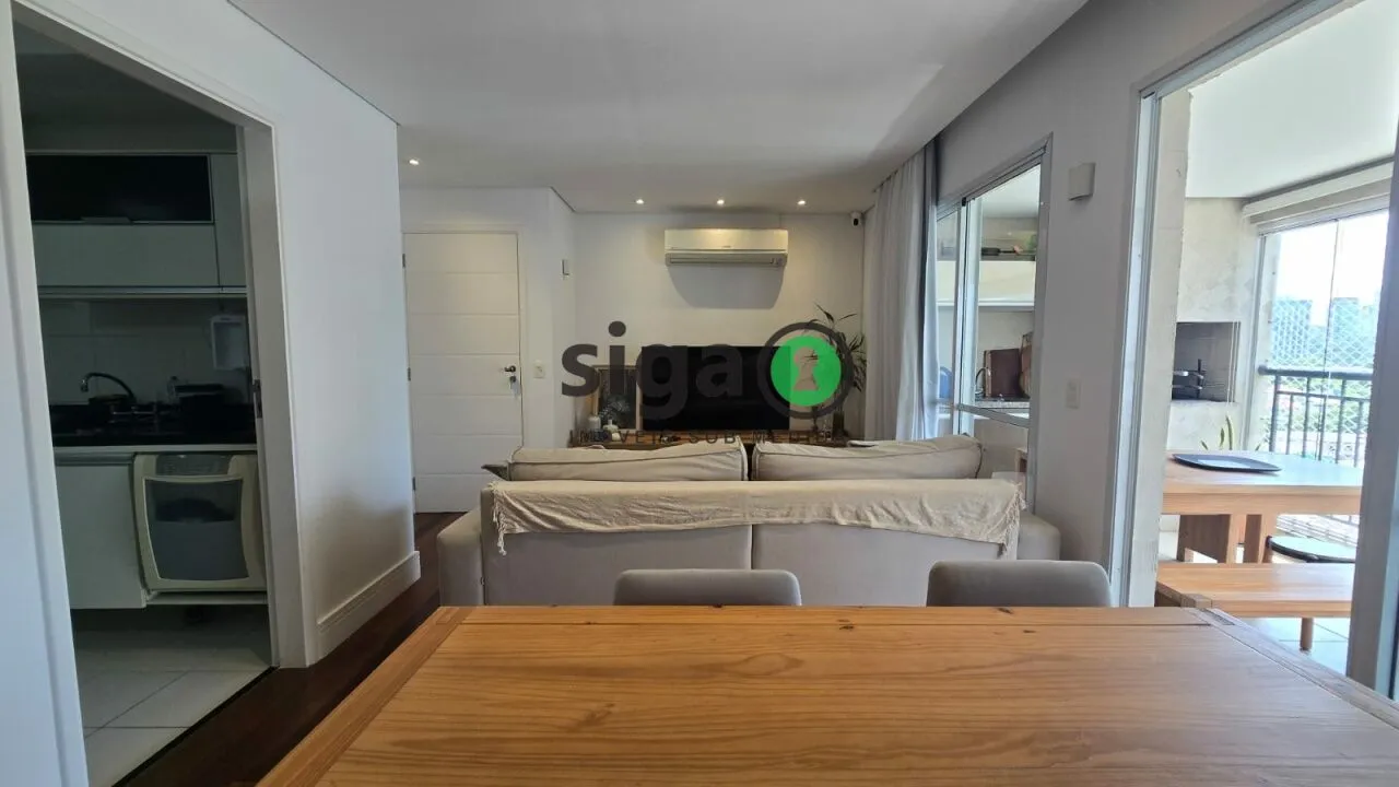 Foto do imóvel Apartamento sofisticado de 95m² no Brooklin com varanda gourmet e sol da manhã!!