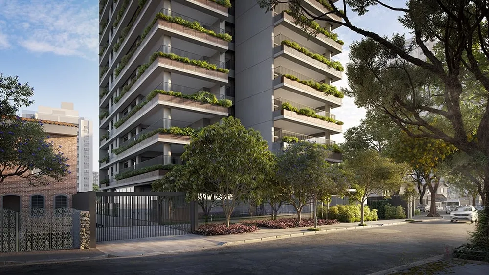 Imagem O Praça Mário Fontana, no Parque da Mooca, será um projeto exclusivo e homogêneo, torre única, ...