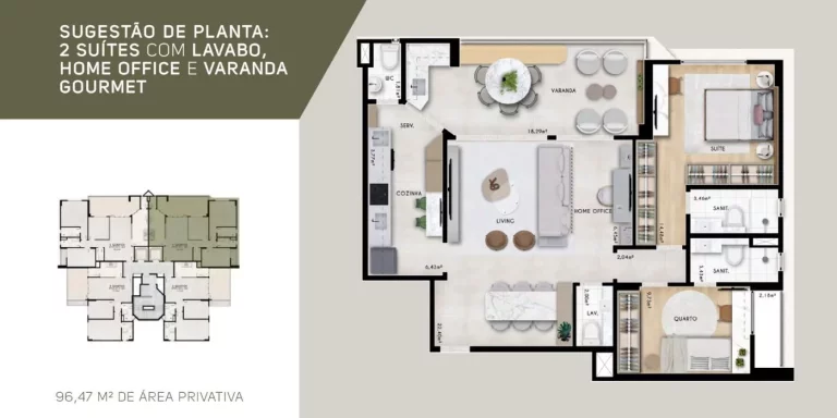 Imagem Apartamento para Venda em Salvador, Itaigara, 2 dormitórios, 1 suíte, 2 banheiros, 1 vaga