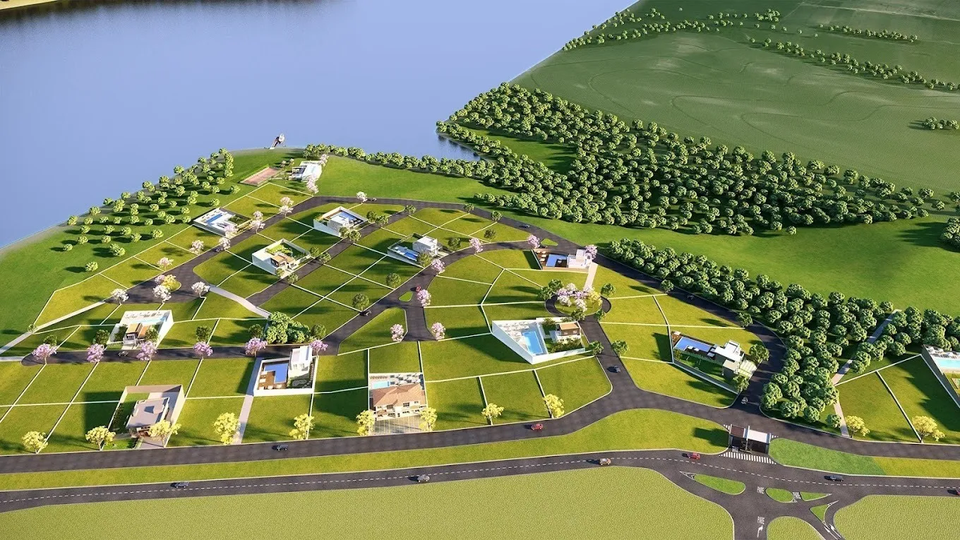 Imagem Terreno com projeto Arquitetonico com 1059 m² e Vista 360º no Ponto Mais Alto do Condomínio Le Portier Nautic Residence - Represa Itupararanga