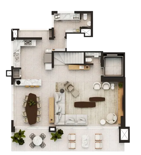 Imagem APARTAMENTO RESIDENCIAL em Curitiba - PR, Juvevê