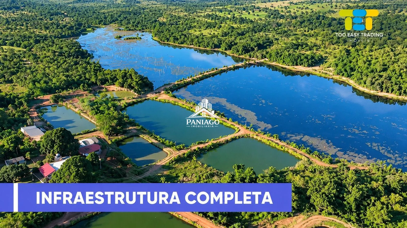 Imagem Fazenda de 117 Hectares a 30 km de Cuiabá com Piscicultura e 22 ha de Lâmina d'Á