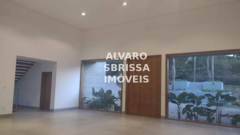 Imagem Casa ampla com arquitetura moderna à venda 3.000 m2 5 suítes no Condomínio Fazenda Vila Real em Itu SP - Casa de alto padrão integrada a natureza