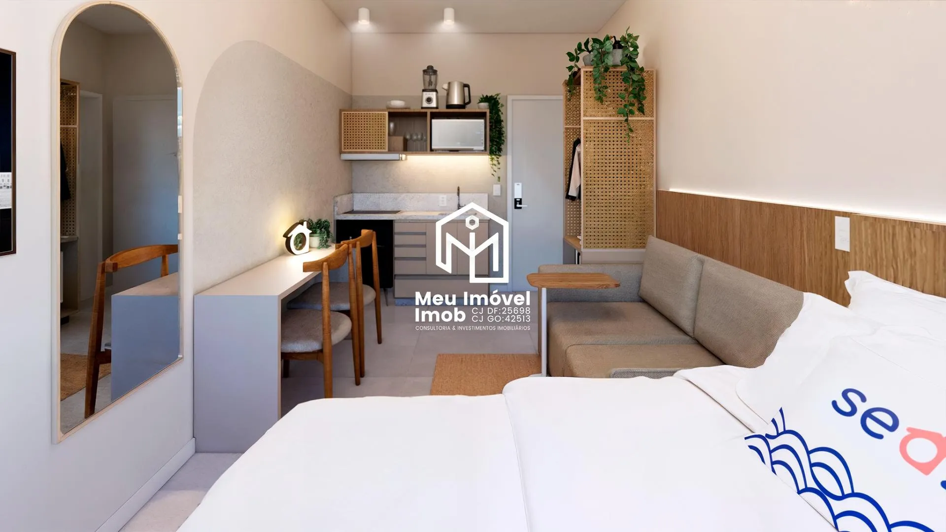 Imagem Studio Vila Recreio Jardim Andreia 1 Quarto 1 Vaga 15m²