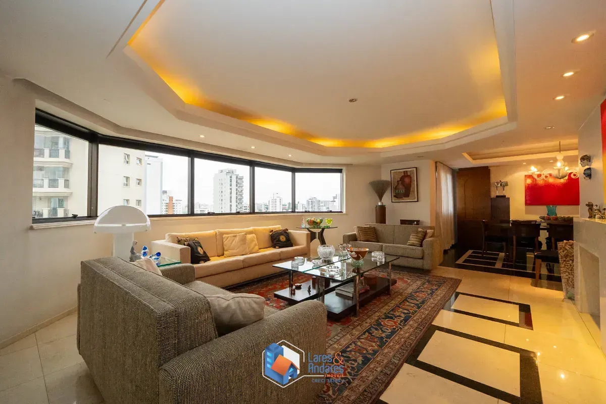 Imagem Apartamento para venda em Campo Belo com 3 quartos, sendo 3 suítes, 277m²