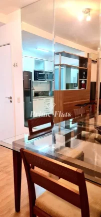 Imagem Flat disponível para locação no Edifício Mandarim no Brooklin, com 50m², 1 dormitório e 1 vaga