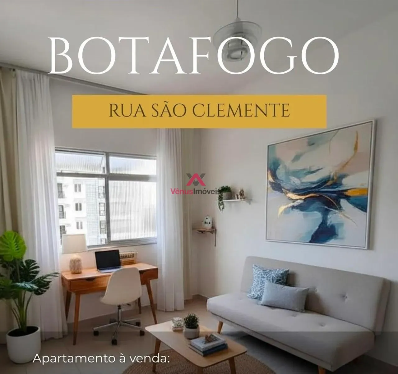 Foto do imóvel Apartamento 2 Quartos para Venda em Rio de Janeiro, Botafogo, 2 dormitórios, 2 banheiros, 1 vaga em Rua São Clemente