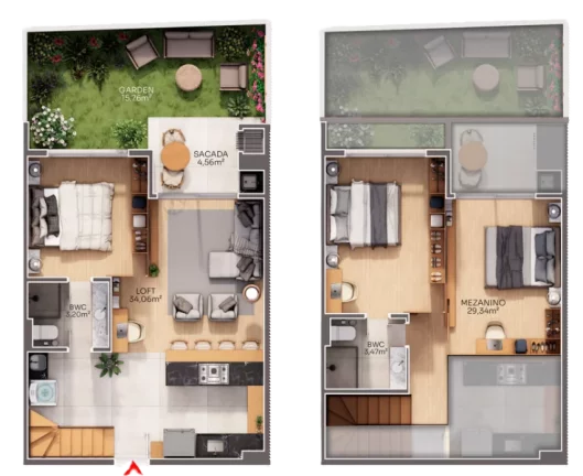 Imagem Maxxi iU - Residencial - Apartamento à venda no bairro Jurerê - Florianópolis/SC