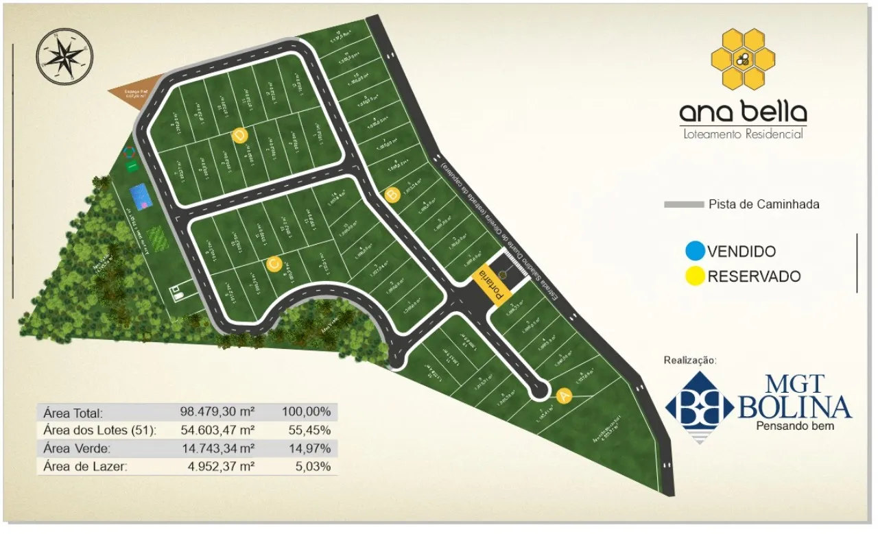 Imagem Terreno em condomínio de alto padrão na Caputera, Sorocaba-SP! 1.000m² de área disponíveis para venda agora!