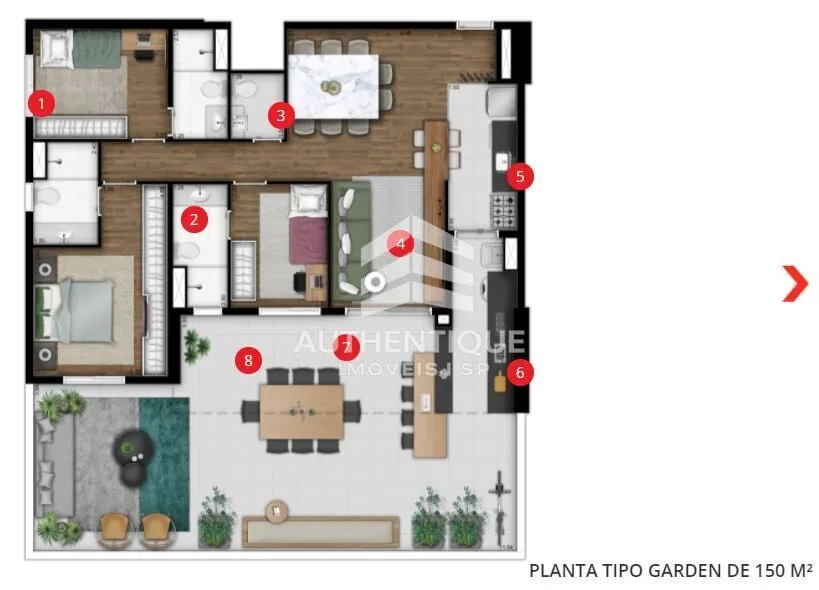 Imagem THE GARDENS RESERVA TATUAPE - Apartamento à venda em São Paulo/SP