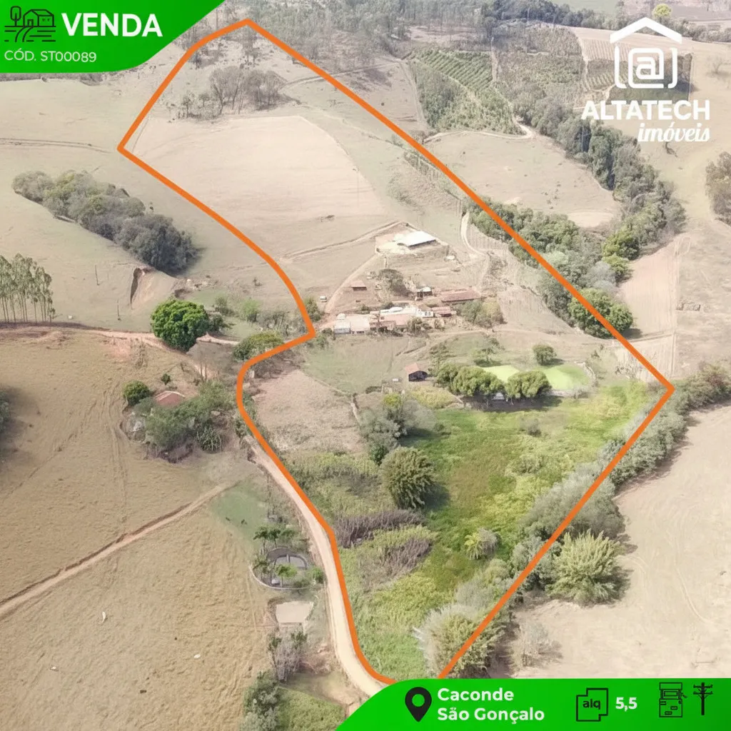 Imagem Sítio 13 m² à venda em São Gonçalo, Caconde