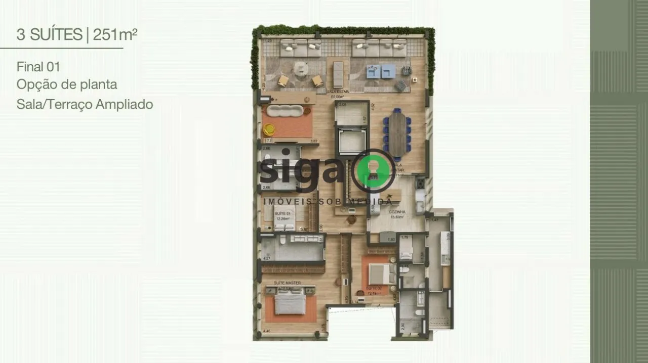 Imagem Apartamento para venda na Vila Madalena 04 suítes, São Paulo - SP