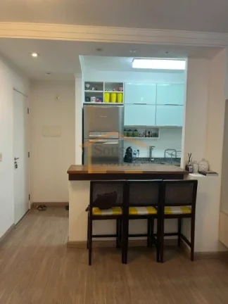 Imagem Apartamento 2 dormitórios, sendo 1 suíte, sala 2 ambientes, sacada, cozinha planejada, área de se...