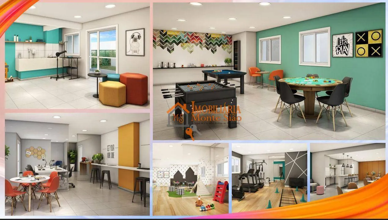 Foto do imóvel Apartamento com 2 dormitórios à venda, 55 m² por R$ 475.300,00 - Vila das Bandeiras - Guarulhos/SP