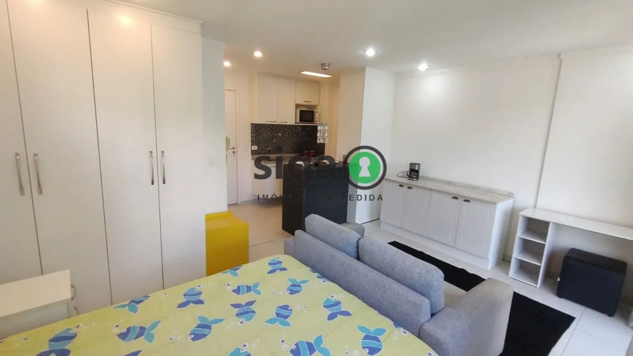 Imagem Studio mobibiliado de 33m², locação por R$ 3.197,00 - Panamby - São Paulo/SP