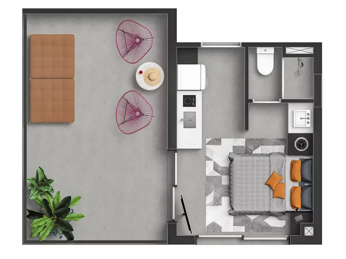Imagem APARTAMENTO PENTHOUSE NO 4D COMPLEX HOUSE