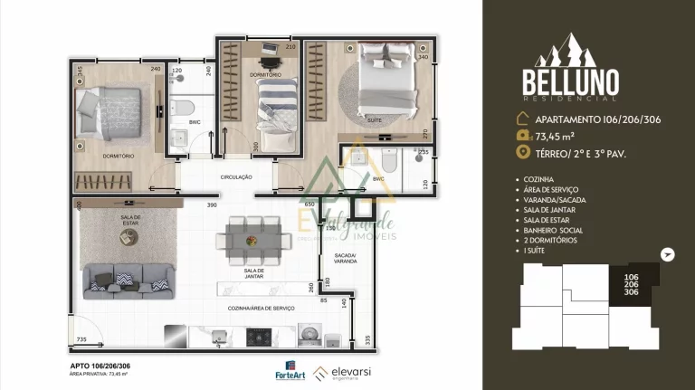Imagem Apartamento à venda Centro Pinhais PR