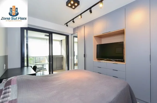 Imagem Apartamento Mobiliado à Venda Em Moema Com 1 Suíte e Varanda - Studio