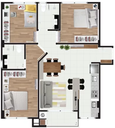 Imagem Residencial Cecília - Apartamento à venda no bairro Carvoeira - Florianópolis/SC