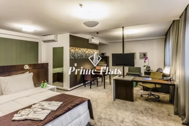 Foto do imóvel Flat disponível para venda no Blue Tree Premium Alphaville, com 26m², 1 dormitório, e 1 vaga de garagem em Alameda Madeira