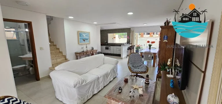 Imagem Casas para Alugar Temporada Juquehy - 500m da praia, 5 suítes, (1 térrea), piscina e churrasqueira privativa, máx. 10 pessoas | Juquehy Imobiliária