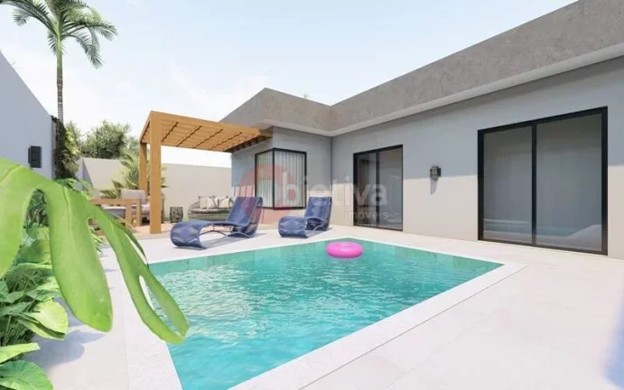Imagem Casa térrea no Condomínio Alphaville, Cabo Frio, 4 quartos, lazer completo