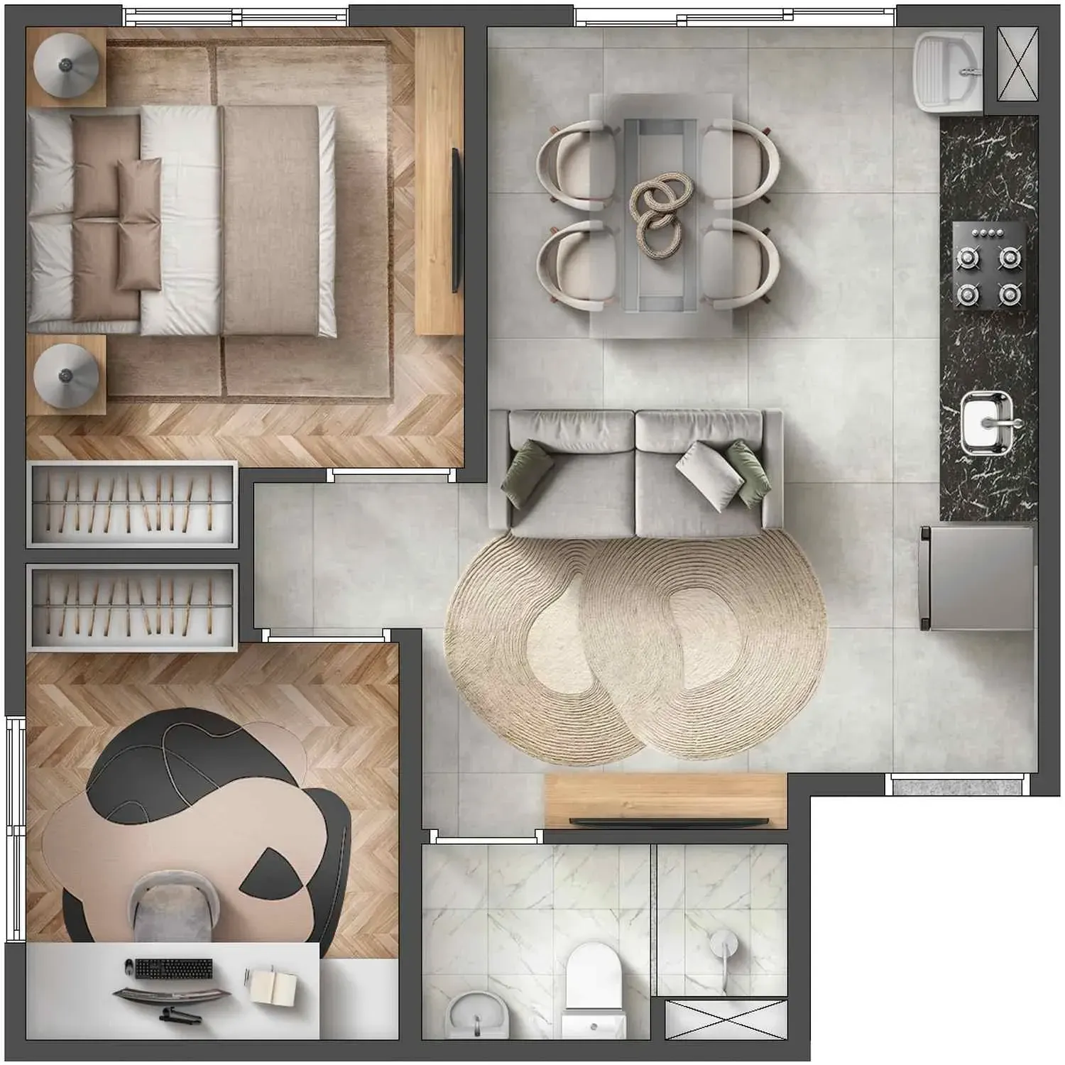 Imagem Apartamento com 1 Quarto à Venda, 27 m² em Presidente Altino - Osasco