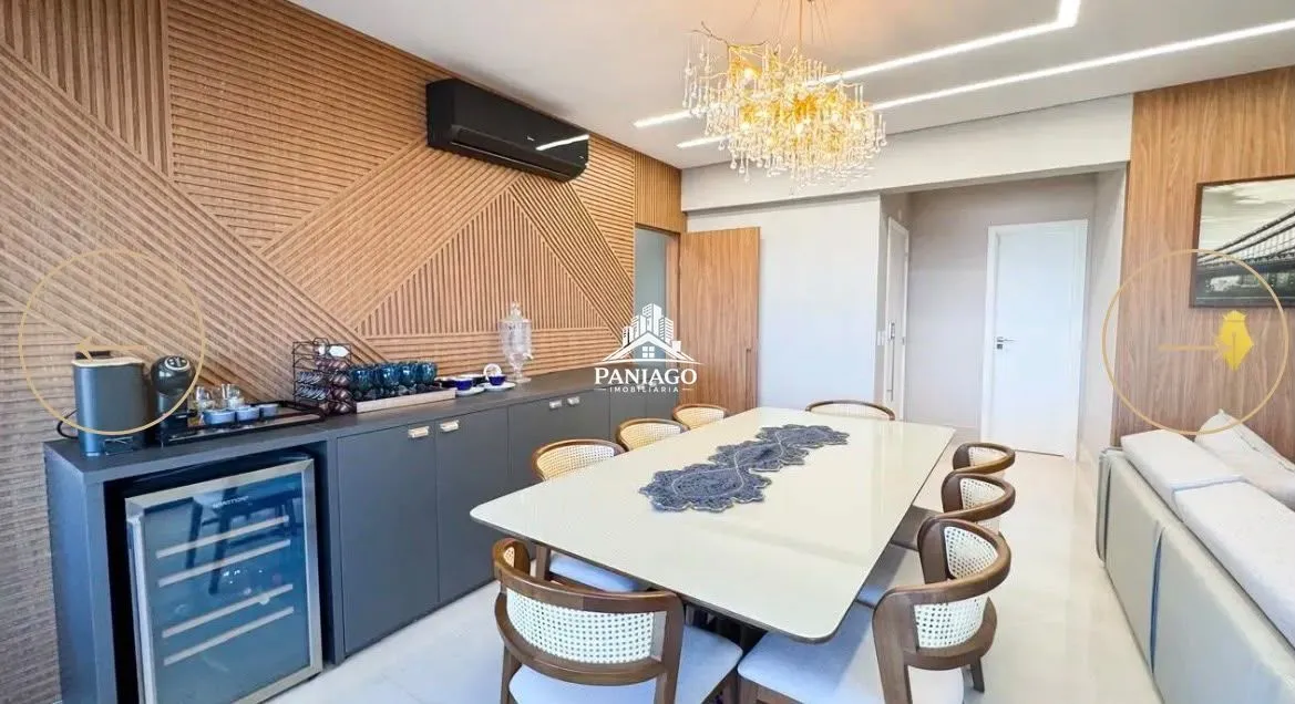 Imagem Apartamento de Alto Padrão à Venda no Edifício Harissa em Cuiabá - 3 Suítes e Pe