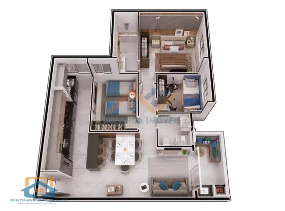 Imagem Apartamento em construção no Imbaúbas - Ipatinga