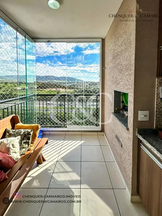 Imagem Apartamento à venda no Flex Jundiaí, 66m², varanda fechada e vista Serra do Japi