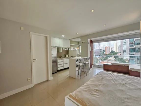 Imagem Apartamento de locação no Brooklin. 1 quarto, com 36m² de área.