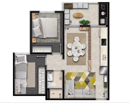Imagem APARTAMENTO RESIDENCIAL em São Paulo - SP, Vila Ema