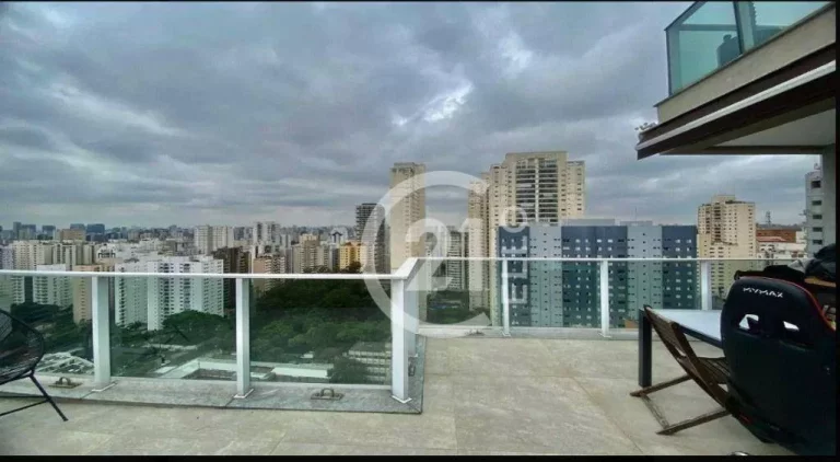Imagem Cobertura com 1 dormitório à venda, 82 m² por R$ 1.395.000,00 - Brooklin - São Paulo/SP