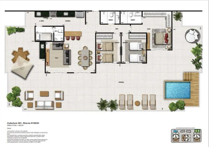 Imagem Vila Gaudí Apartamentos de Luxo na Região Oceânica Lazer