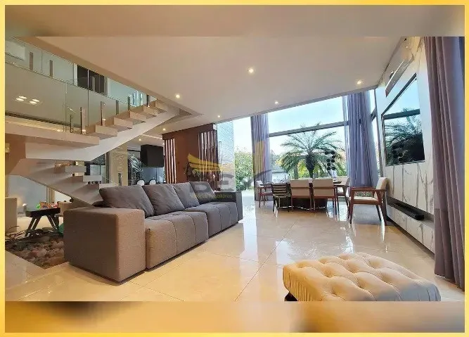 Imagem Luxuosa Casa em Alphaville Burle Marx com 390m² e Acabamentos de Alto Padrão