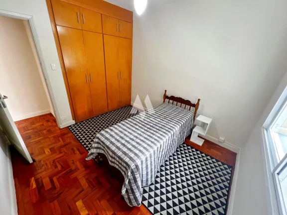 Imagem Apartamento com varanda e de frente no gonzaga - 03 dormitórios