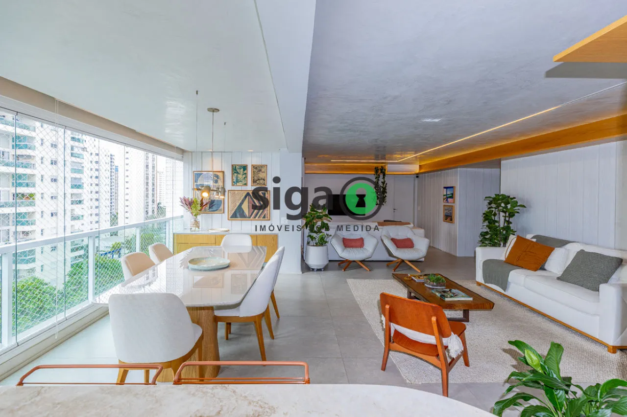 Imagem Apartamento alto padrão no Campo Belo, 161m², 3 suítes, condomínio clube