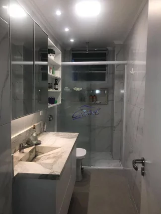 Imagem Apartamento com 3 dormitórios à venda, 137 m² por R$ 851.000,00 - Gonzaga - Santos/SP
