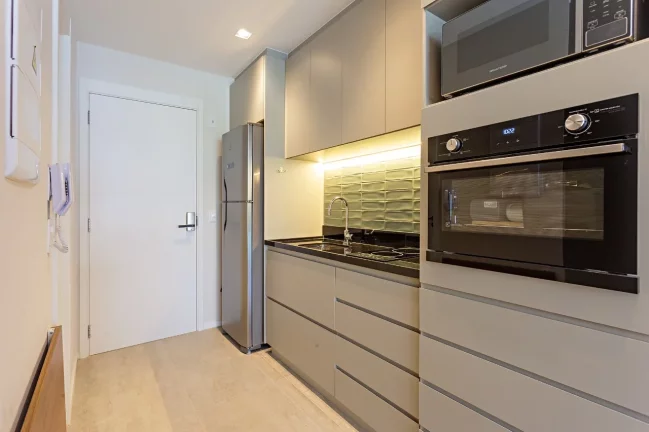 Imagem ZAHLE JARDINS - Lindo Studio de 28m², decorado e mobiliado, 15 minutos a pé do parque do Ibirapuera!