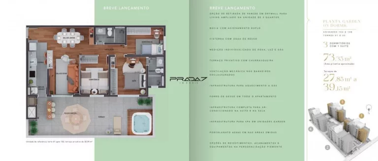 Imagem Apartamento com 3 Dormitorio(s) localizado(a) no bairro Tingui em Curitiba / PARANA Ref.:15