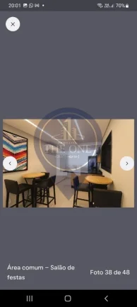 Imagem Apartamento à venda no Tatuapé, São Paulo-SP: 2 quartos, 2 salas, 2 banheiros, 1 vaga de garagem!