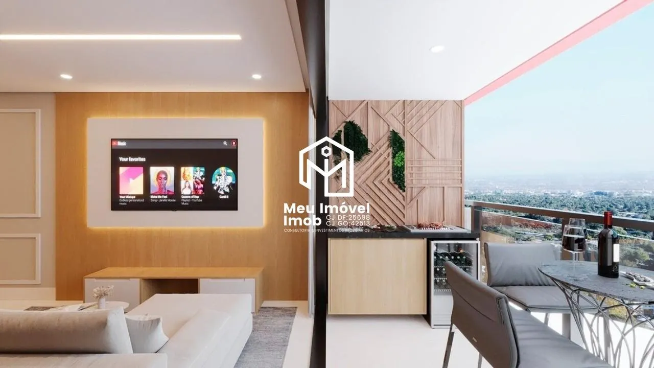Imagem Apartamento 2 Quartos 1 Suíte 1 Vaga 61,78m² Luziânia